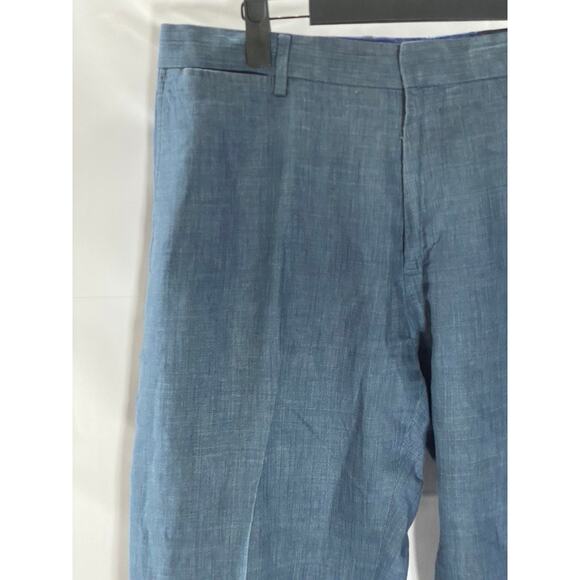 BANANA REPUBLIC Men's Blue Chambray Classic-Fit Linen Pant SZ 32X32 - Picture 3 of 10